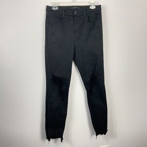 J Brand Alana Veneration Destruct Black Skinny‎ Jeans Size 30